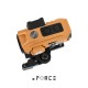 XR034ORN | XTSW Red Dot Sight 3 Mounts Pack with QD Riser, Low and Offset Mount (Orange)