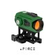 XR034GRN | XTSW Red Dot Sight 3 Mounts Pack with QD Riser, Low and Offset Mount (Green)