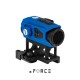 XR034BLE | XTSW Red Dot Sight 3 Mounts Pack with QD Riser, Low and Offset Mount (Blue)