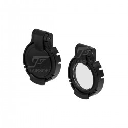 JJ Airsoft Flip-up Covers for ZV-1, 1x Solid 1x Transparent