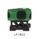 XR034GRN | XTSW Red Dot Sight 3 Mounts Pack with QD Riser, Low and Offset Mount (Green)