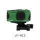 XR036GRN | xFORCE XTSW Red Dot Sight with Cantilevered QD Mount (Green)