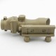 JA-5330-TAN | JJ Airsoft ACOG Style 4x32 Scope Red / Green Reticle with Killflash (Tan)