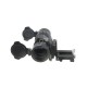 JA-5354-BK | JJ Airsoft 4x FXD Magnifier with Adjustable QD Mount and Killflash (Black)