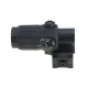 JA-5356-BK | JJ Airsoft G33 3x Magnifier with Killflash (Black)