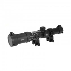 JJ Airsoft 1-4x24E Red / Green / Blue Reticle (Black)