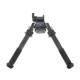 JA-1107 | JJ Airsoft Rifle Bipod with QD Mount and 3-inch Leg Extensions