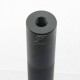 JA-2302-BK | JJ Airsoft 14mm Thread Silencer, CW and CCW (Black)