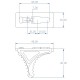 JA-1371-TAN | ACI RS KAVE Bi-Directional Stop for Keymod CNC Verion (Tan)